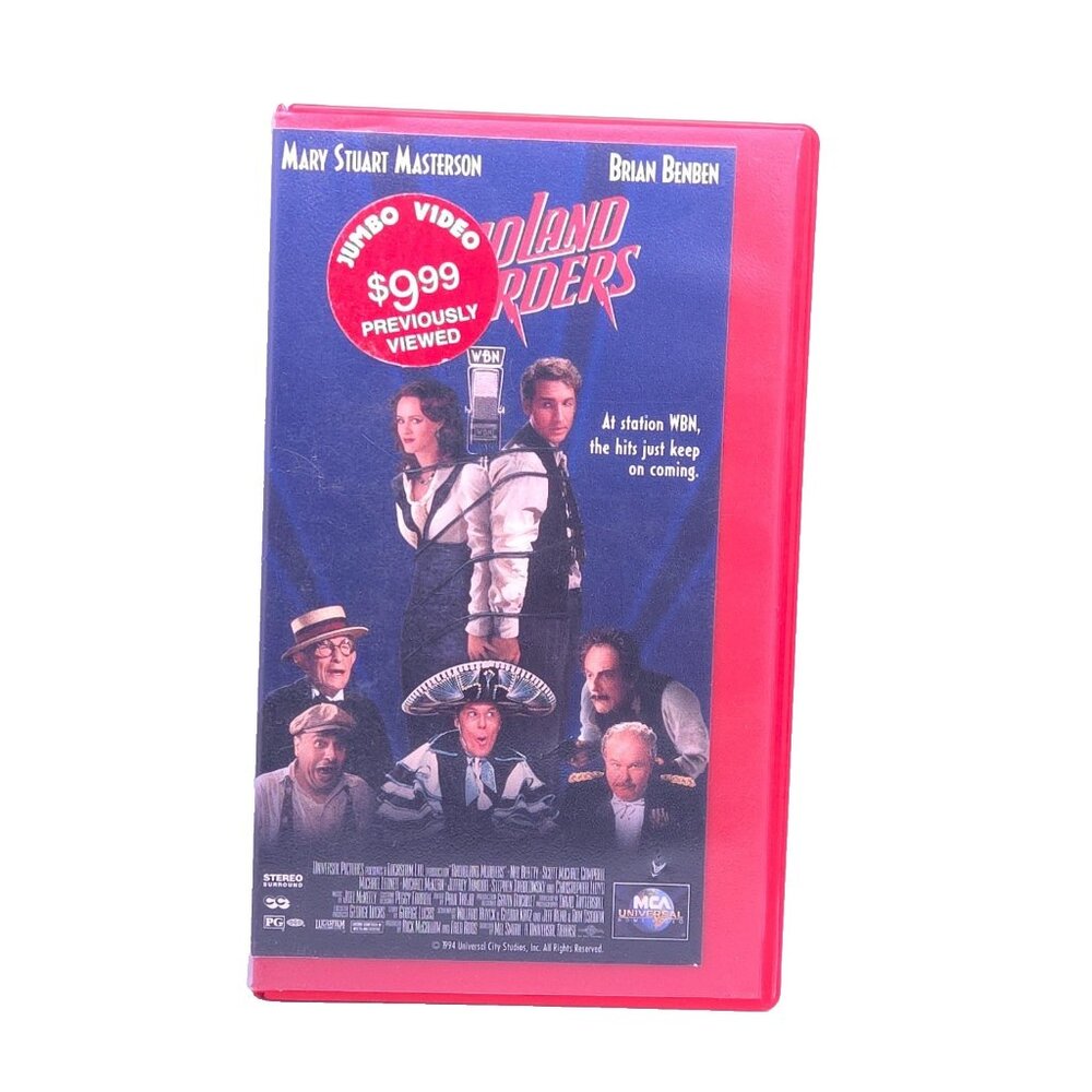 Radioland Murders VHS 1995 Vintage
